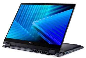 Acer TravelMate TMP414RN-55-TCO-57LZ Intel Core Ultra 5 225U Hybrid (2-in-1) 35,6 cm (14") Touchscreen WUXGA 16 GB DDR5-SDRAM 512 GB SSD Wi-Fi 7 (802.11be) Windows 11 Pro Deutsch Blau