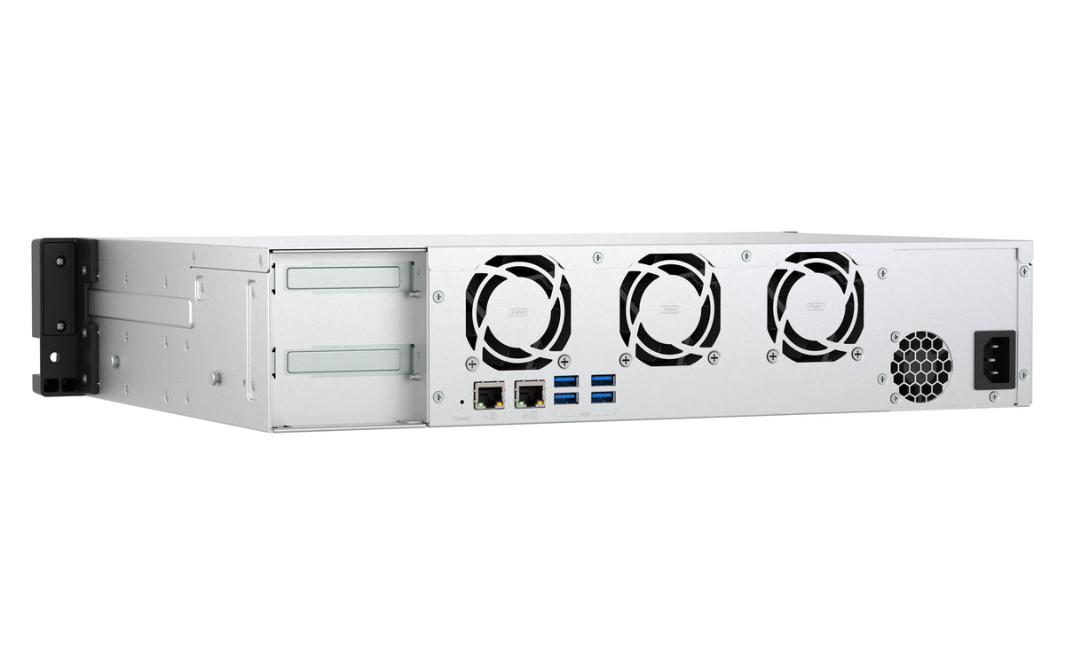 QNAP TS-855EU-8G NAS & Storage Server Rack (2U) Intel Atom® C5125 8GB DDR4 0TB QuTS hero Black