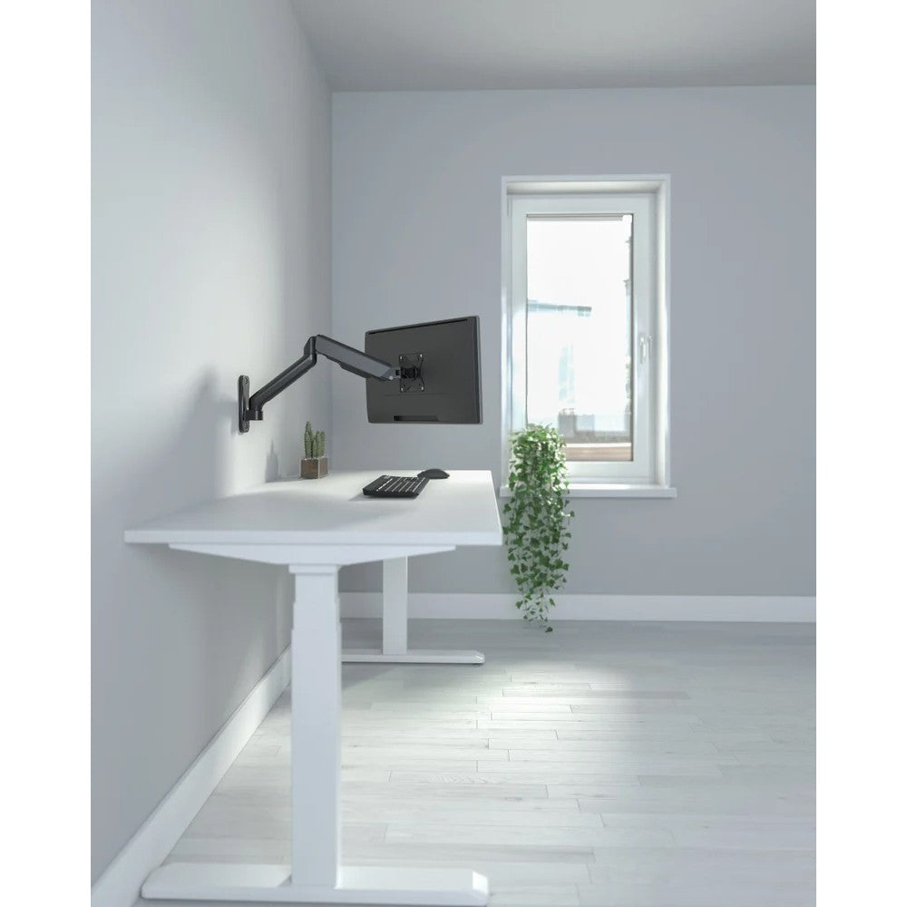 Techly ICA-LCD G112E Flachbildschirm-Tischhalterung 81,3 cm (32") Wand Schwarz