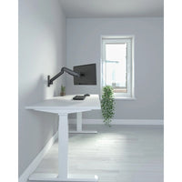 Techly ICA-LCD G112E Flachbildschirm-Tischhalterung 81,3 cm (32") Wand Schwarz