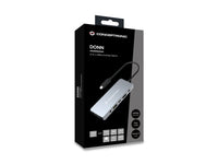 Conceptronic DONN22G laptop-dockingstation & portreplikator Kabelgebunden USB 3.2 Gen 2 (3.1 Gen 2) Type-C Grau