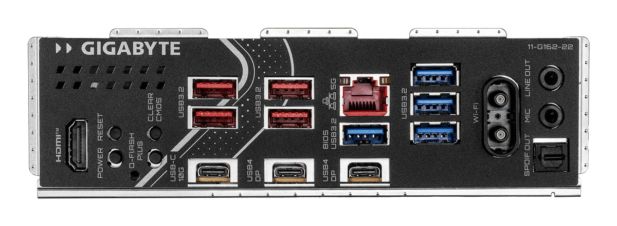 GIGABYTE X870E EAGLE X3D WIFI7 Mainboard – Unterstützt AMD Ryzen 9000 CPUs, digitales 14+2+2-Phasen-VRM, bis zu 9000 Hz DDR5 (OC), 1× PCIe 5.0 + 3× PCIe 4.0, Wi-Fi 7, 5-GbE-LAN, USB 4