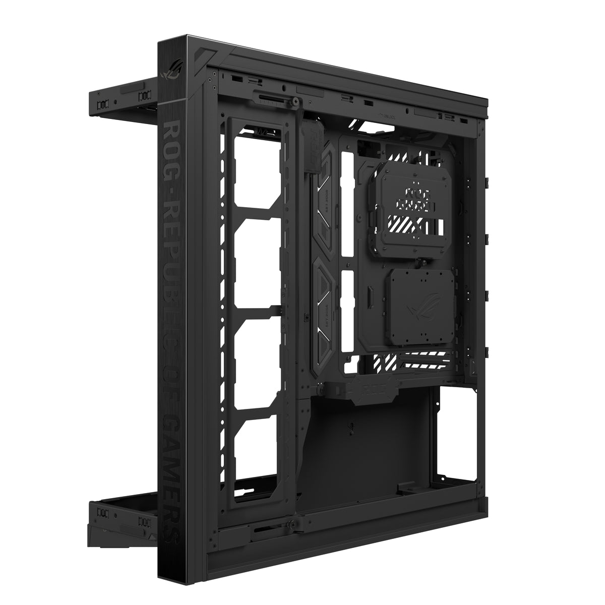 ASUS ROG CRONOX GR801 CURVE TG ARGB BLACK Midi Tower Schwarz