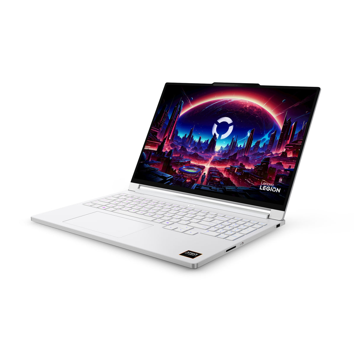 Lenovo Legion 7 16AGP11 Copilot+ PC AMD Ryzen AI 9 HX PRO 470 Laptop 40,6 cm (16") WQXGA 32 GB LPDDR5x-SDRAM 1 TB SSD NVIDIA GeForce RTX 5060 Wi-Fi 7 (802.11be) Windows 11 Home Weiß Deutsch