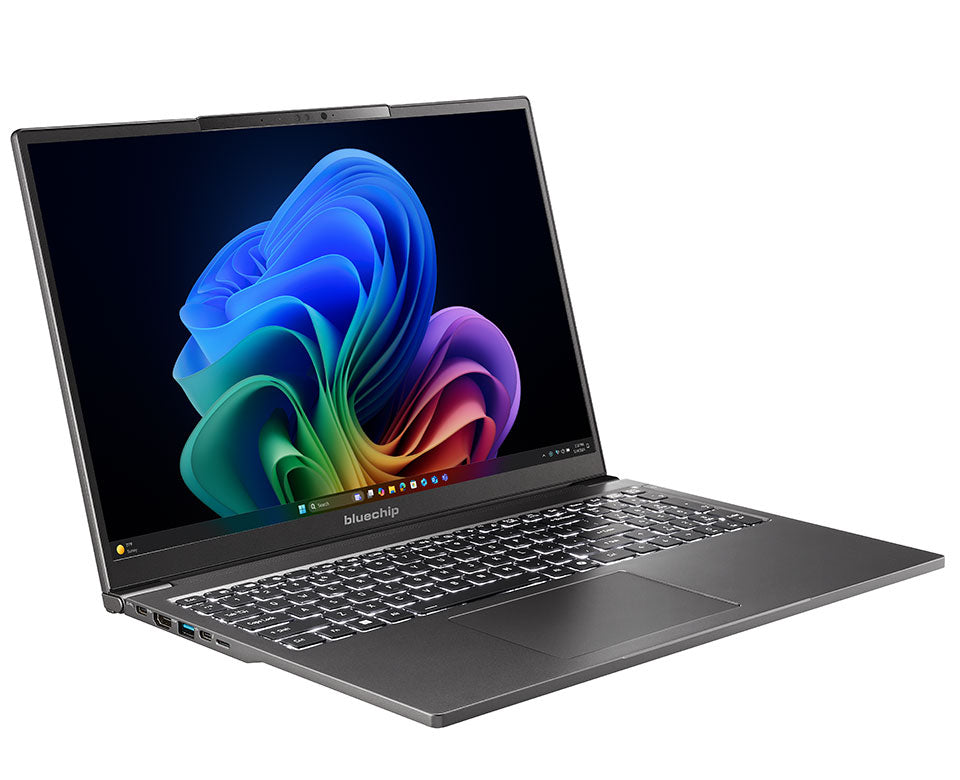bluechip TRAVELline U16W1, Copilot+ PC Intel® Core™ Ultra 7 Prozessor 258V / bis zu 4.80 GHz, Windows 11 Pro NextGen, 16" non-glare IPS Panel, 1.920 x 1.200, 32 GB LPDDR5X, 500 GB NVMe SSD, Intel® Wi-Fi 7 BE201 2×2, Bluetooth 5.3, Intel® Arc™ Grafik,…