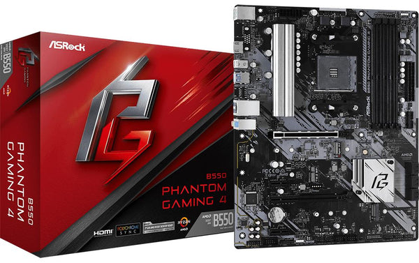 ASRock B550 Phantom Gaming 4 AM4 DDR4 ATX