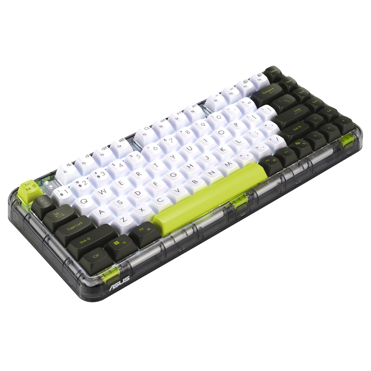 ASUS Jelly75 KD201 KEYBOARD/VT-GN/GE/83 Tastatur Universal USB + RF Wireless + Bluetooth Mehrfarbig