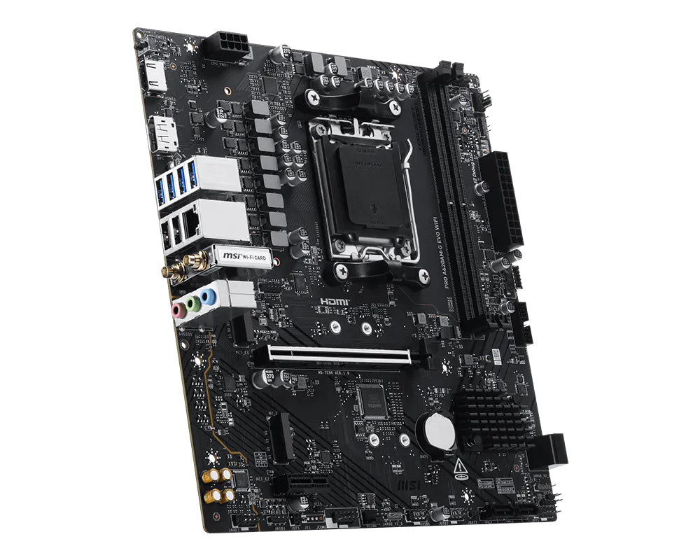 MSI Pro A620AM-G EVO WIFI AMD A620A Sockel AM5 micro ATX