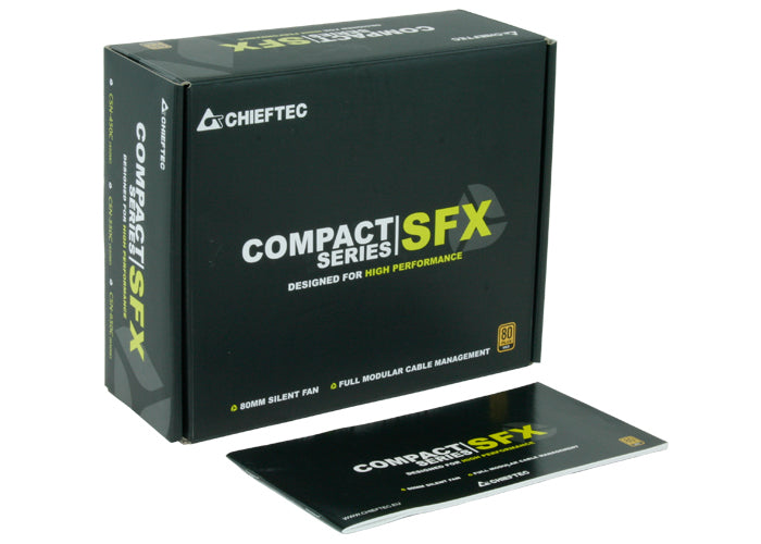 Chieftec CSN-450C Netzteil 450 W 20+4 pin ATX SFX Schwarz