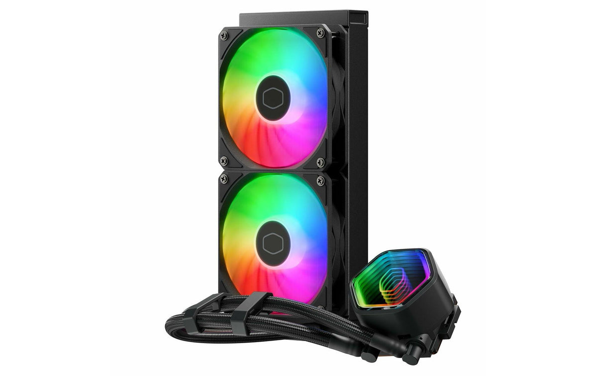Cooler Master MasterLiquid 240 Core II 70.7 CFM Water 240mm 70.7 CFM Black