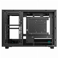 Deepcool CH260 Micro ATX Desktop Black with Tempered Glass Side Panel and USB 3.2 Gen 2 Type-C, USB 3.2 Gen 1 Type-A