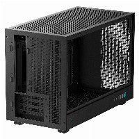 Deepcool CH260 Micro ATX Desktop Black with Tempered Glass Side Panel and USB 3.2 Gen 2 Type-C, USB 3.2 Gen 1 Type-A