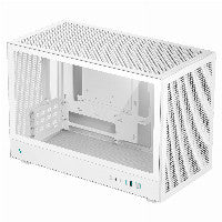 Deepcool CH260 Micro ATX Desktop White with Tempered Glass Side Panel and USB 3.2 Gen 2 Type-C, USB 3.2 Gen 1 Type-A