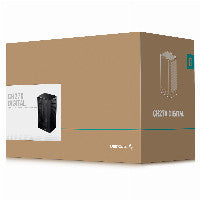 Deepcool CH270 DIGITAL MicroATX Mini Tower Black Tempered Glass Side Panel
