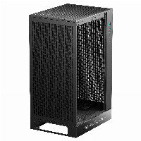 Deepcool CH270 DIGITAL MicroATX Mini Tower Black Tempered Glass Side Panel