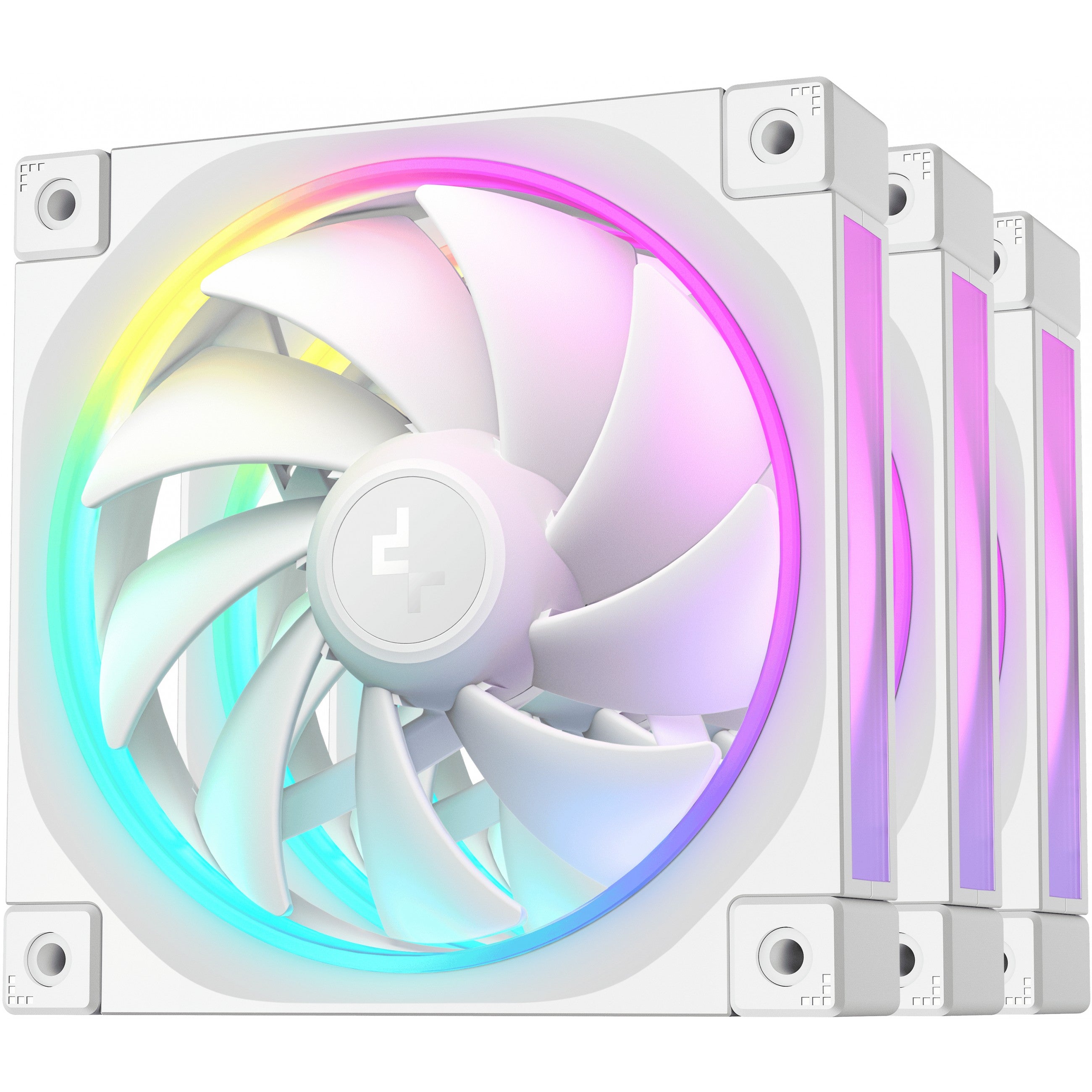 120mm DeepCool FL12 White Triple-Pack