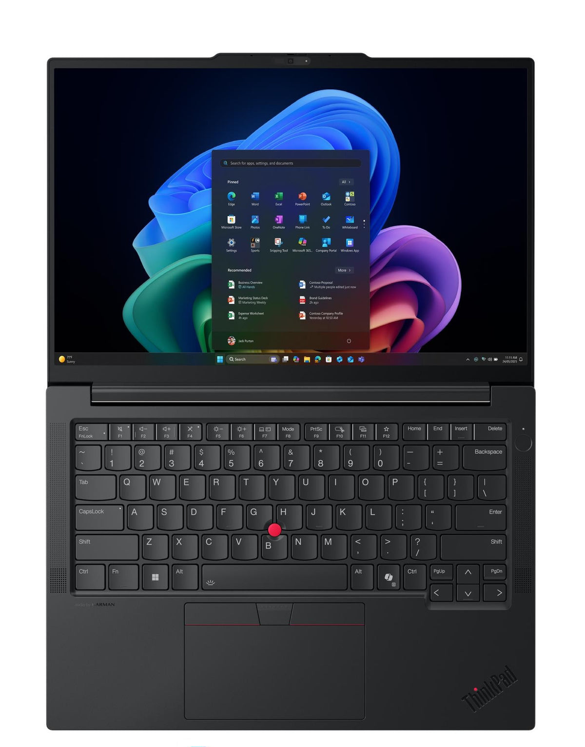 Lenovo ThinkPad E14 Gen 8 (Intel) Copilot+ PC Intel Core Ultra 7 355 Ordinateur portable 35,6 cm (14") WUXGA 32 Go DDR5-SDRAM 512 Go SSD Wi-Fi 7 (802.11be) Windows 11 Pro Allemand Noir