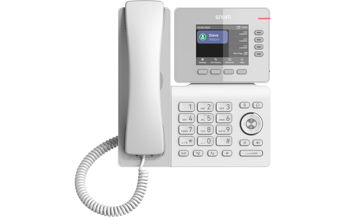 D810W VOIP Telefon (SIP) o. Netzteil Weiss
