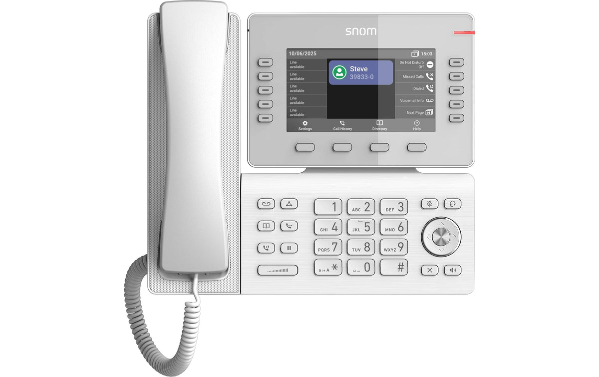 D815WB VOIP Telefon (SIP) o. Netzteil Weiss