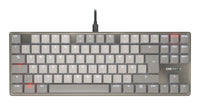 CHERRY KC 500 MX LP TKL Tastatur Heimbüro USB QWERTZ Deutsch Grau