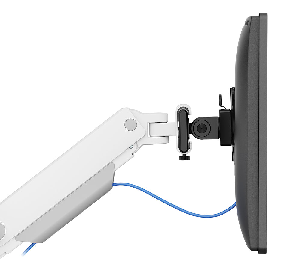 Neomounts DS65S-950WH2 Monitorarm 24-34" - Gasfeder - Topfix - mehrfach verstellbar - 180°-Stopp