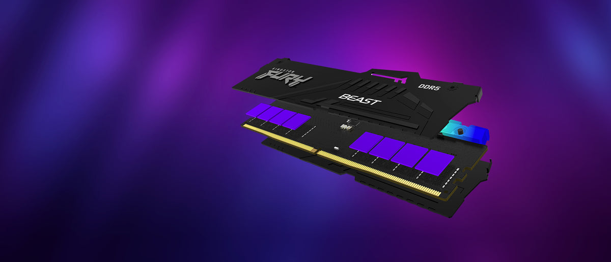 Kingston Technology FURY Beast 64 GB 5600 MT/s DDR5 CL36 DIMM (2er-Kit) RGB EXPO