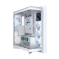 ASUS ROG CRONOX GR801 CURVE TG ARGB WHITE Midi Tower Weiß