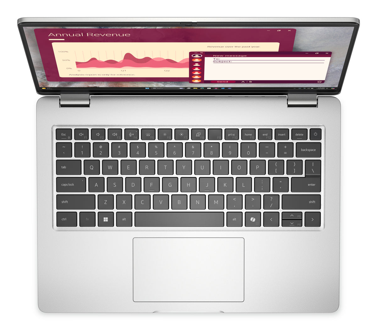 DELL Pro 14 PC14250 Intel Core Ultra 7 255U Laptop 35,6 cm (14") Full HD+ 16 GB DDR5-SDRAM 512 GB SSD Wi-Fi 6E (802.11ax) Windows 11 Pro Deutsch Platin
