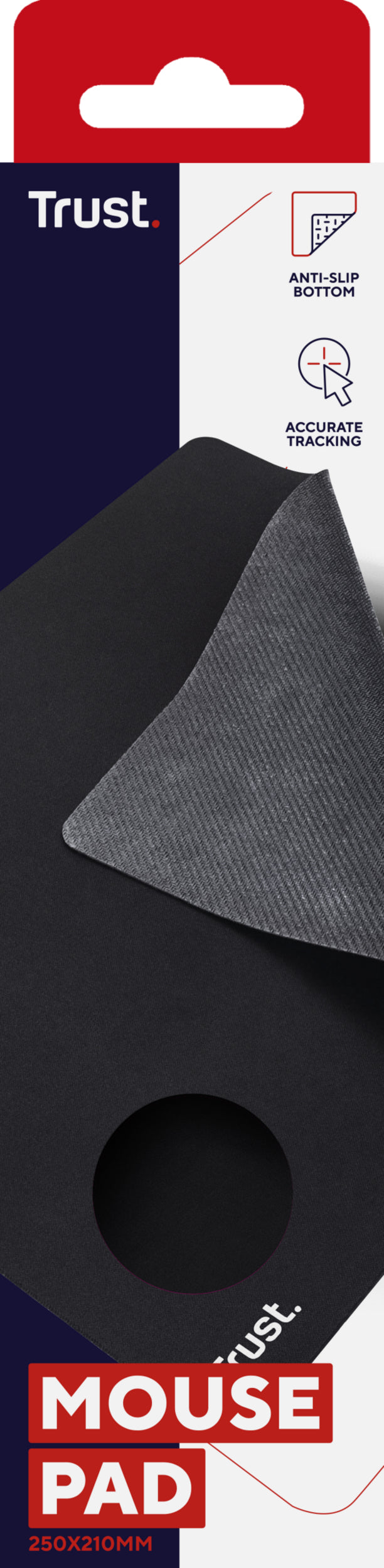 Trust 24193 Mauspad Gaming-Mauspad Schwarz