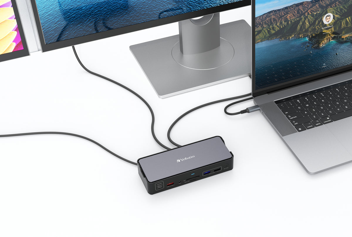 Verbatim CDS-15 Kabelgebunden USB 3.2 Gen 1 (3.1 Gen 1) Type-C Schwarz, Grau