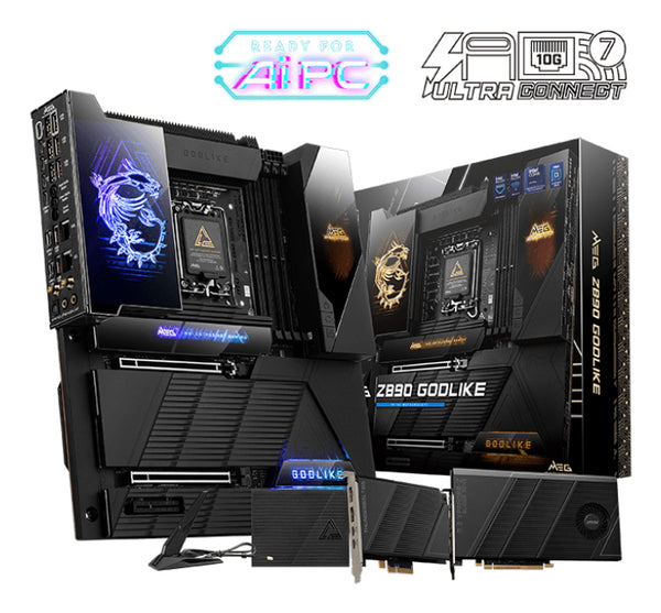 MSI MEG Z890 GODLIKE Motherboard Intel Z890 LGA 1851 (Socket V1) ATX