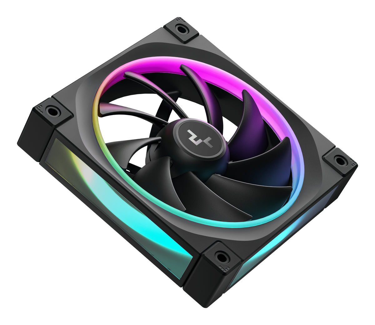 DeepCool FL12-3 in 1 Computergehäuse Ventilator 12 cm Schwarz 3 Stück(e)