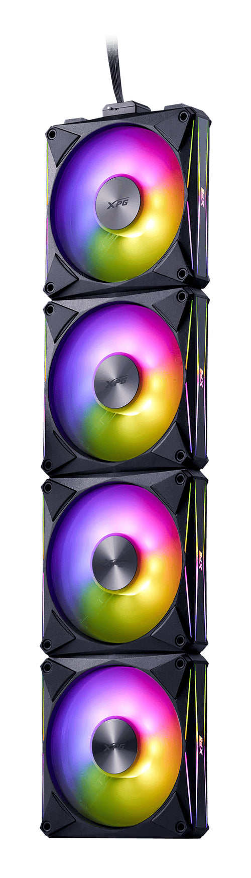 K COOLER XPG Hurricane MAG 120 ARGB PWM Lüfter 120mm schwarz 4er Pack