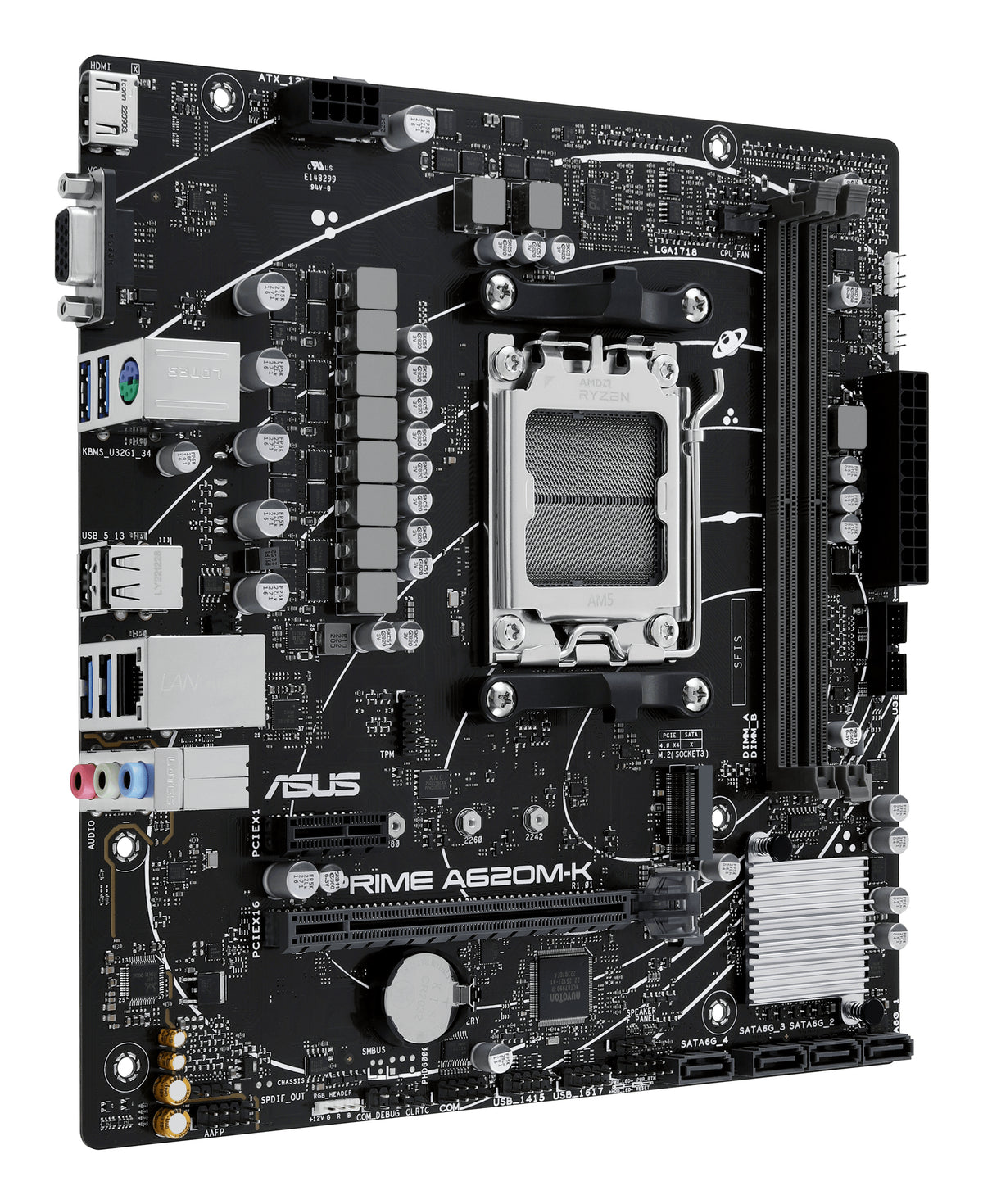 ASUS PRIME A620M-K AMD A620 Sockel AM5 micro ATX