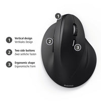Hama EMC-500 Maus Büro Rechts USB Typ-A Optisch 1800 DPI