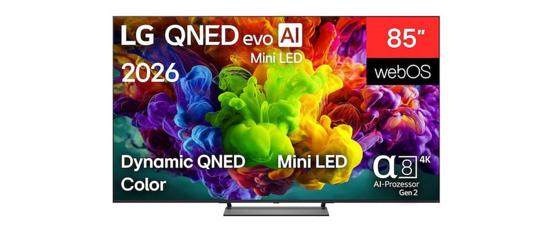 LG TV 85QNED93B6A, 85 LED-TV, UHD