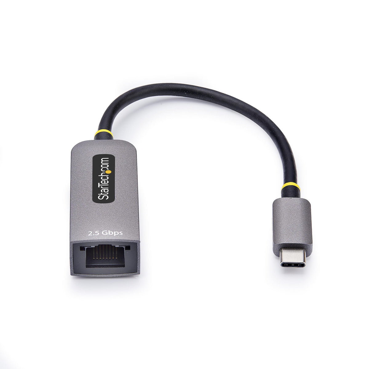 StarTech.com 2.5GbE USB C Ethernet Adapter, USB-C auf Lan-RJ45 Netzwerkadapter, NBASE-T USB 3.1 Typ-C 2.5 Multi Speed NIC, Thunderbolt Kompatibel, Windows & Mac