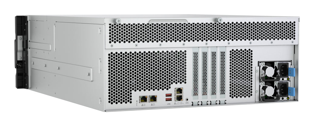 QNAP TS-h2477AXU-RP Speicherserver Rack (4U) AMD Ryzen™ 7 7745 32 GB DDR5 0 TB QNAP QTS Schwarz, Grau