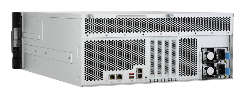 QNAP TS-h2477AXU-RP Speicherserver Rack (4U) AMD Ryzen™ 7 7745 32 GB DDR5 0 TB QNAP QTS Schwarz, Grau