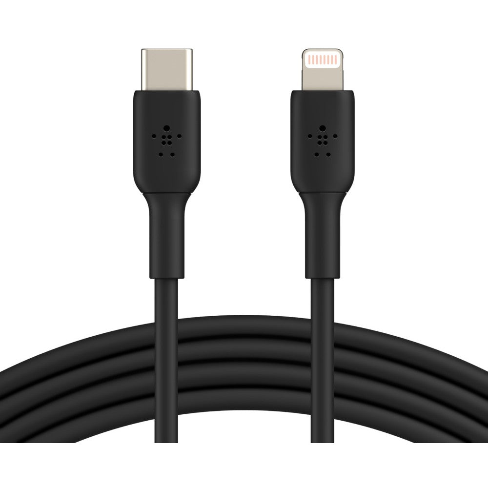 Belkin Lightning/USB-C Kabel PVC. mfi zertifiziert. 1m schwarz