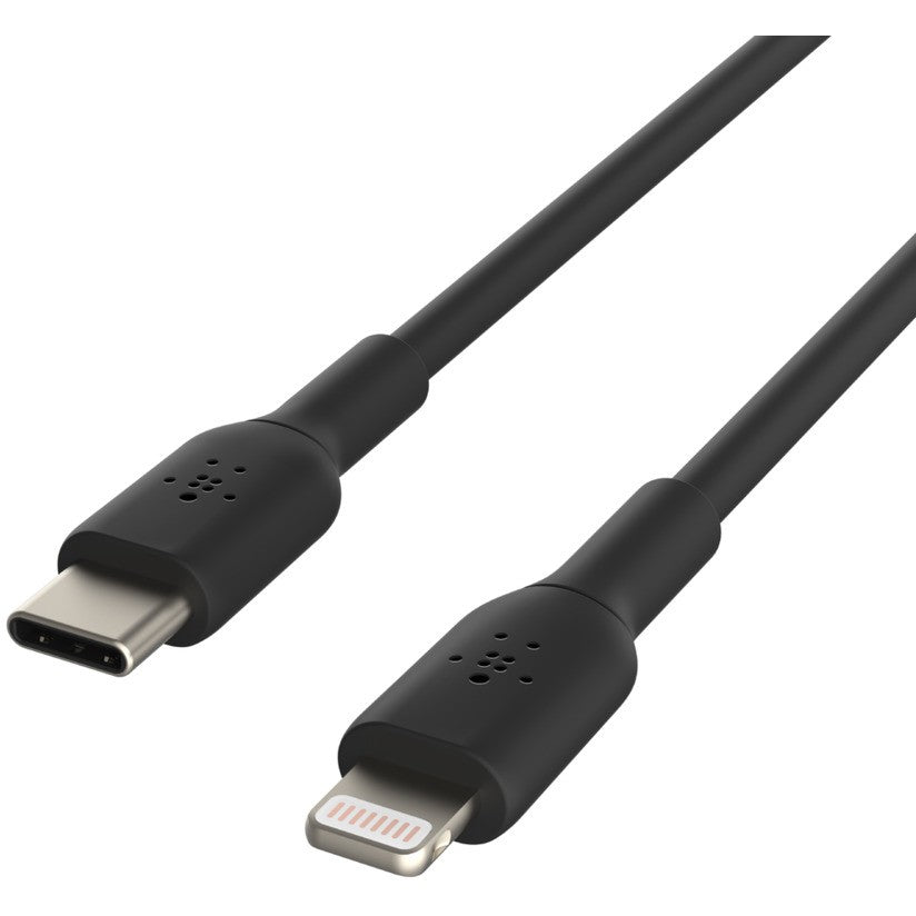 Belkin Lightning/USB-C Kabel PVC. mfi zertifiziert. 1m schwarz