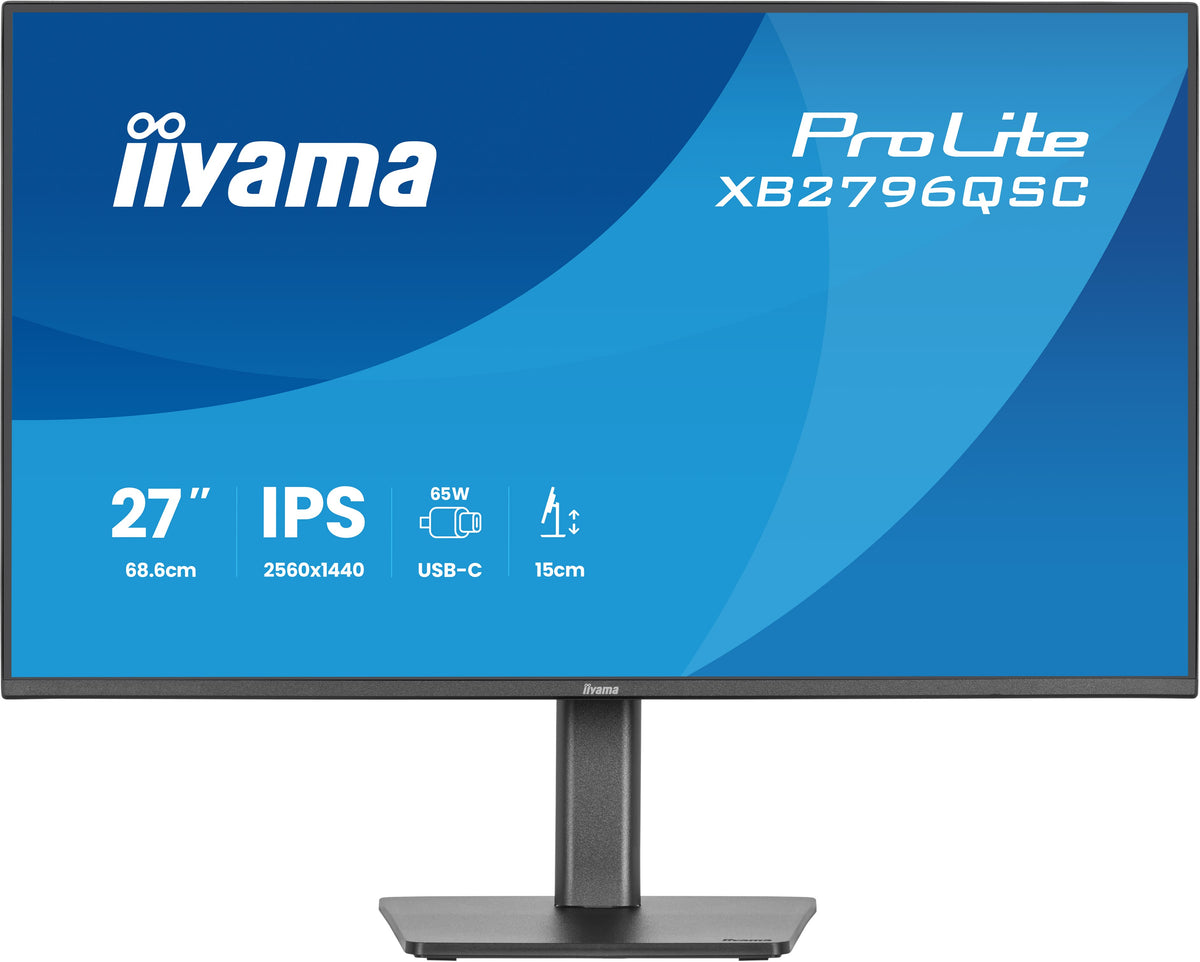 iiyama ProLite XB2796QSC-B1 Computerbildschirm 68,6 cm (27") 2560 x 1440 Pixel Quad HD LED Schwarz