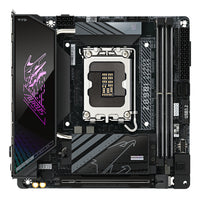 GIGABYTE Z890I AORUS ULTRA Mainboard - Unterstützt Intel Core Ultra (Serie 2) CPUs, 8+1+2 Phasen VRM, bis zu 8800MHz DDR5 (OC), 1xPCIe 5.0 + 1xPCIe 4.0, Wi-Fi 7, 2.5GbE LAN, Thunderbolt 4