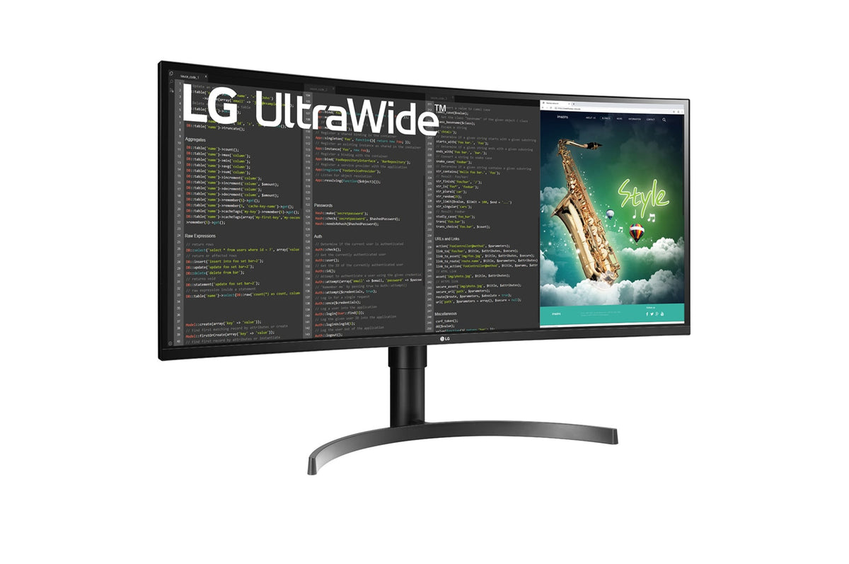 LG 35WN75CP-B.AEU Computerbildschirm 88,9 cm (35") 3440 x 1440 Pixel 4K Ultra HD LED Schwarz