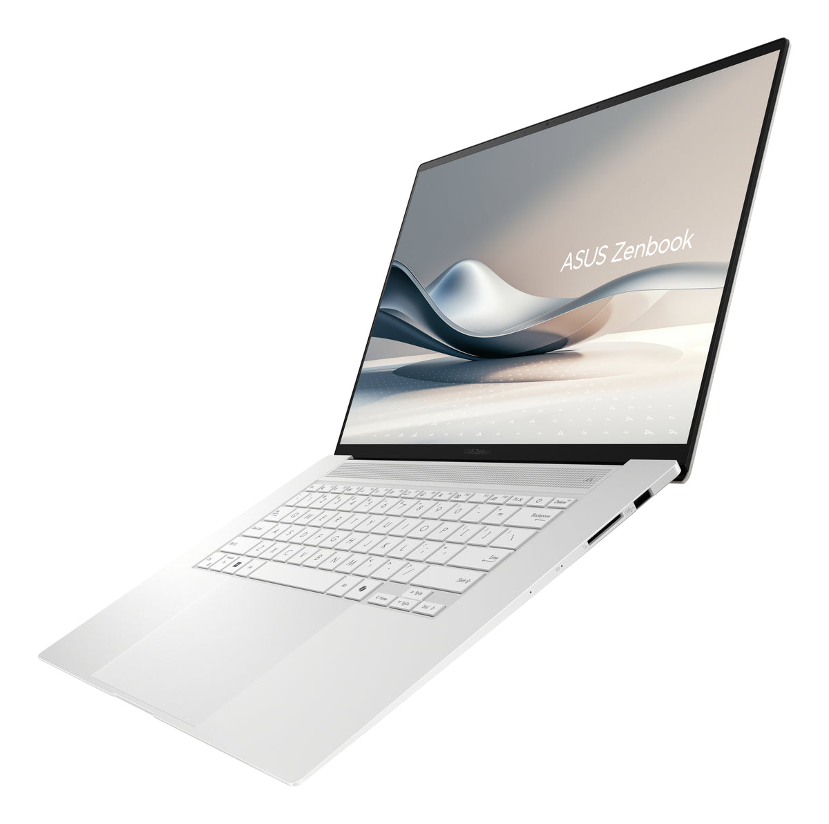ASUS Zenbook S16 UM5606GA-SR407W AMD Ryzen AI 7 445 Laptop 40,6 cm (16") Touchscreen 3K 16 GB LPDDR5x-SDRAM 1 TB SSD Wi-Fi 7 (802.11be) Windows 11 Home Weiß