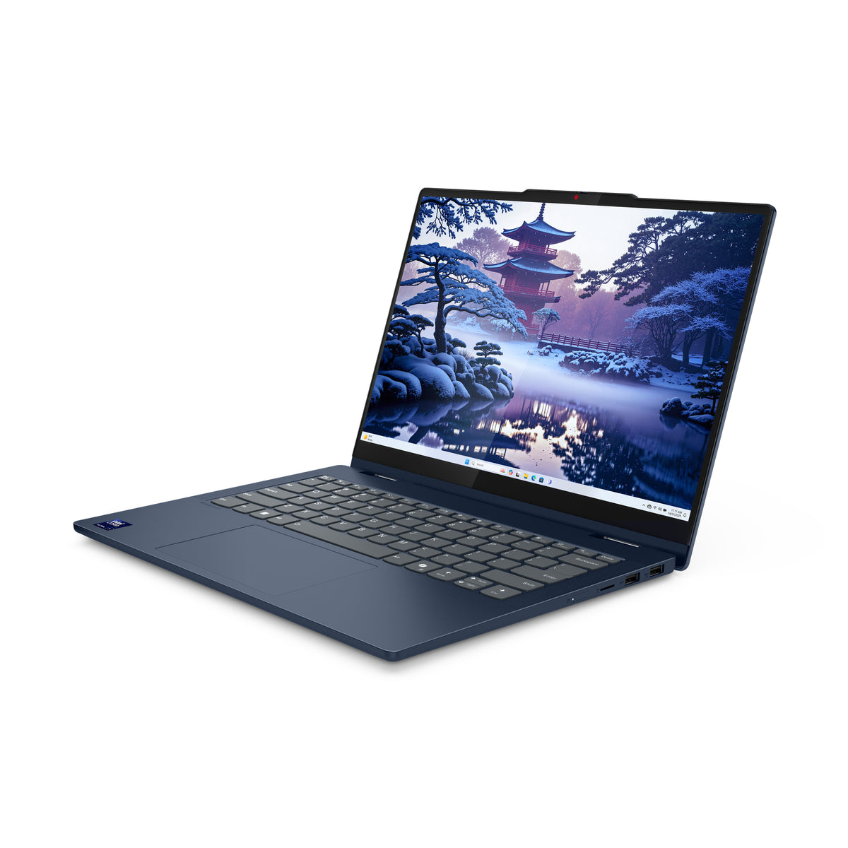 Lenovo IdeaPad 5 2-in-1 14IAL10 Intel Core Ultra 7 255H Hybrid (2-in-1) 35,6 cm (14") Touchscreen WUXGA 16 GB LPDDR5x-SDRAM 512 GB SSD Wi-Fi 6 (802.11ax) Windows 11 Home Blau Schweiz