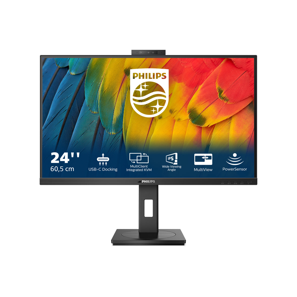 Philips 5000 series 24B1U5301H/00 Computerbildschirm 60,5 cm (23.8") 1920 x 1080 Pixel Full HD LCD Schwarz