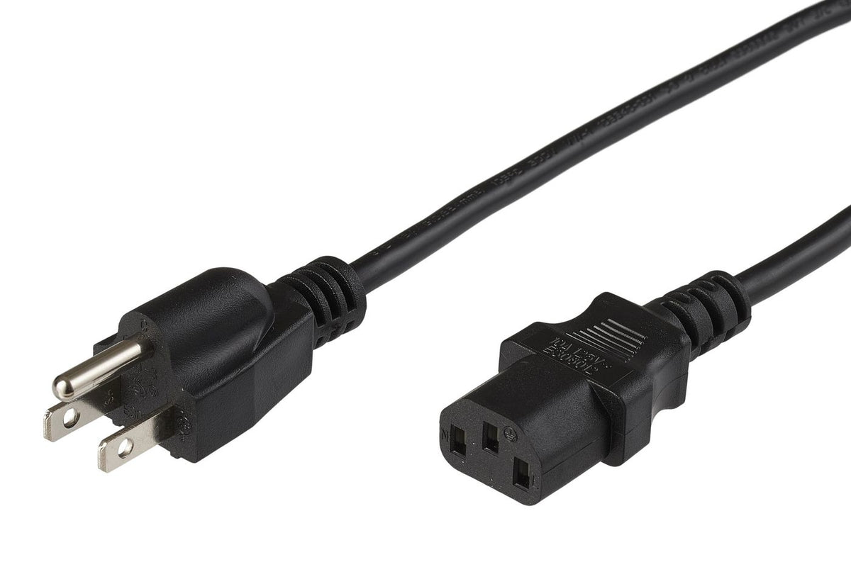 Microconnect PE110418 Stromkabel Schwarz 1,8 m Netzstecker Typ B C13-Koppler
