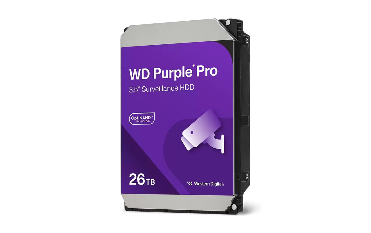 Western Digital Purple Pro 26 TB 3.5" HDD 7200RPM SATA 6.0 Gb/s