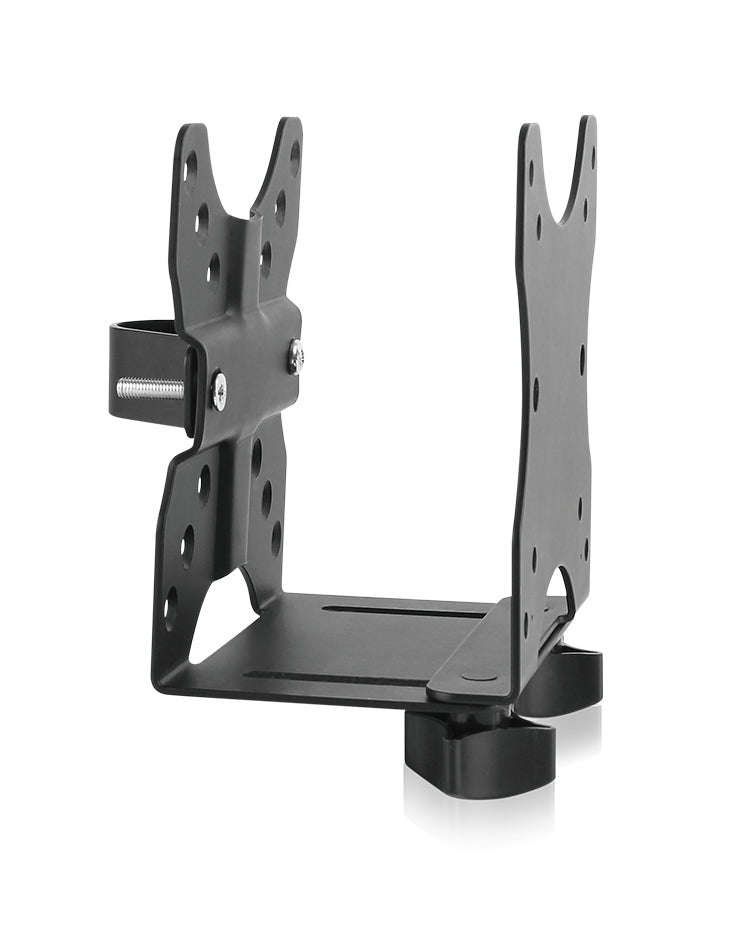 ICY BOX IB-MSA102-VM, Zubehör für Monitorständer mit VESA 75x75 und 100x100, Halterung für MiniPC/Mediaplayer/Mac mini®, Stahl